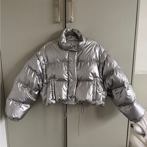 Storets Anna 2-way Down Puffer Jacket Silver